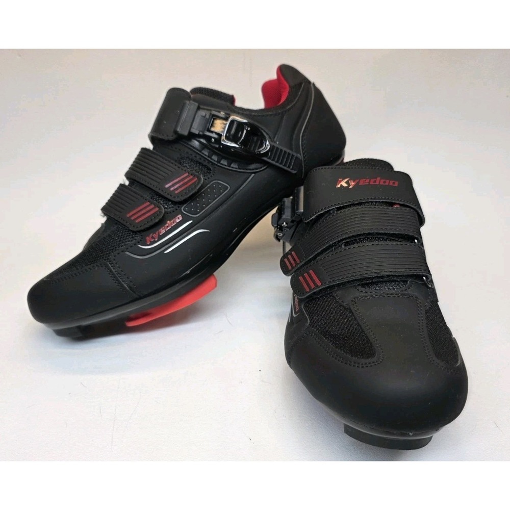 Kyedoo Cycling Shoes Size 44 Euro US Men's 10 Women's 11 Black